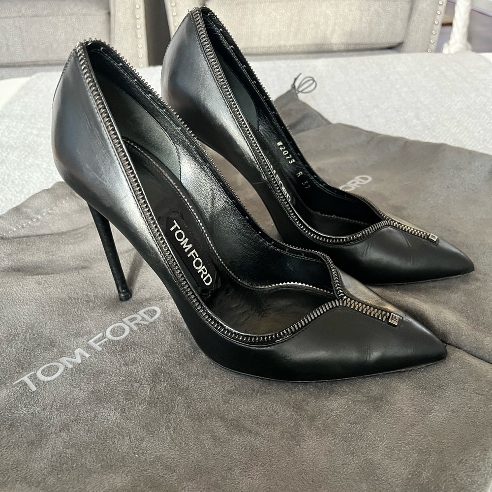 Tom Ford Zipper Pump Heels - Picture 8 of 13